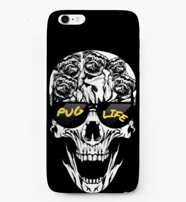 PUG LIFE Skull Print