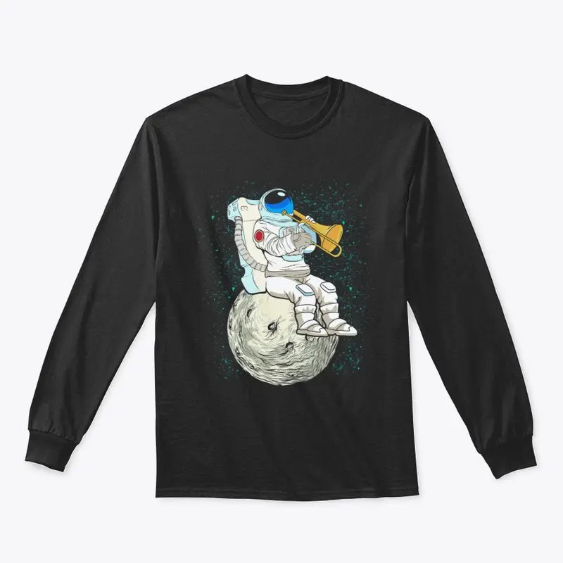 Galactic Trumpeter Astronaut Print