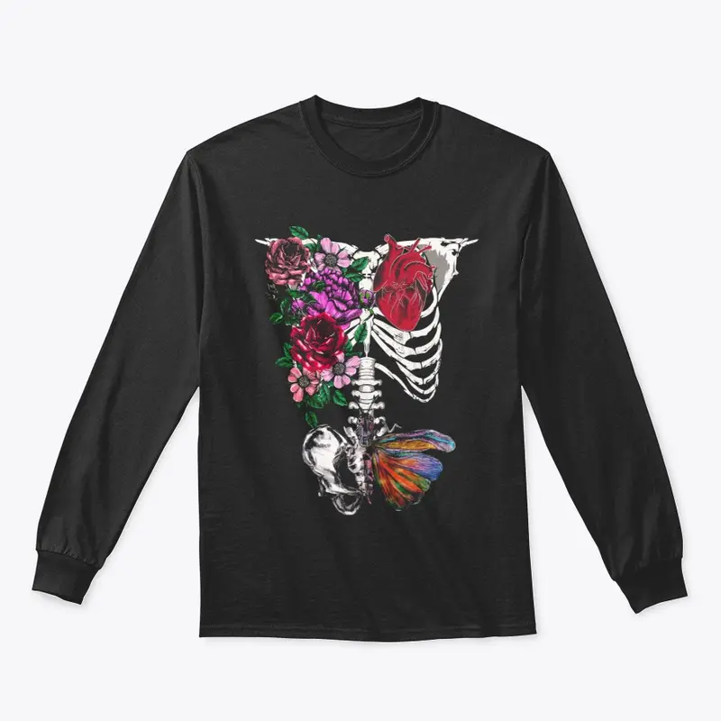 Blooming Life Skeleton Print