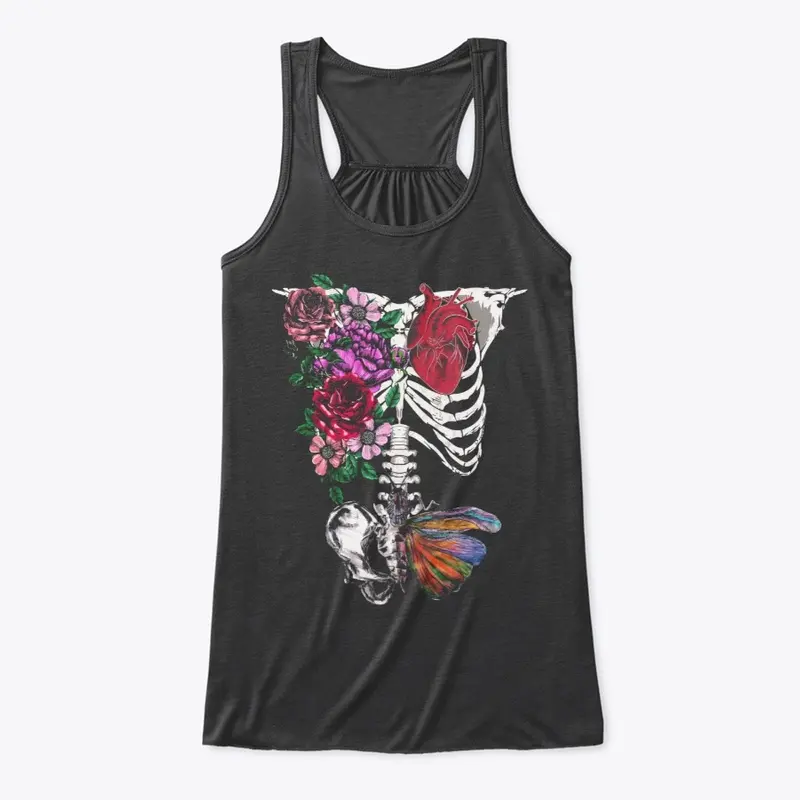 Blooming Life Skeleton Print