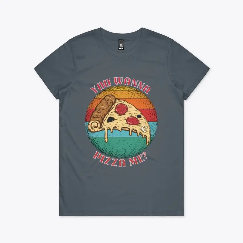 Wanna Pizza Me Retro Shirt