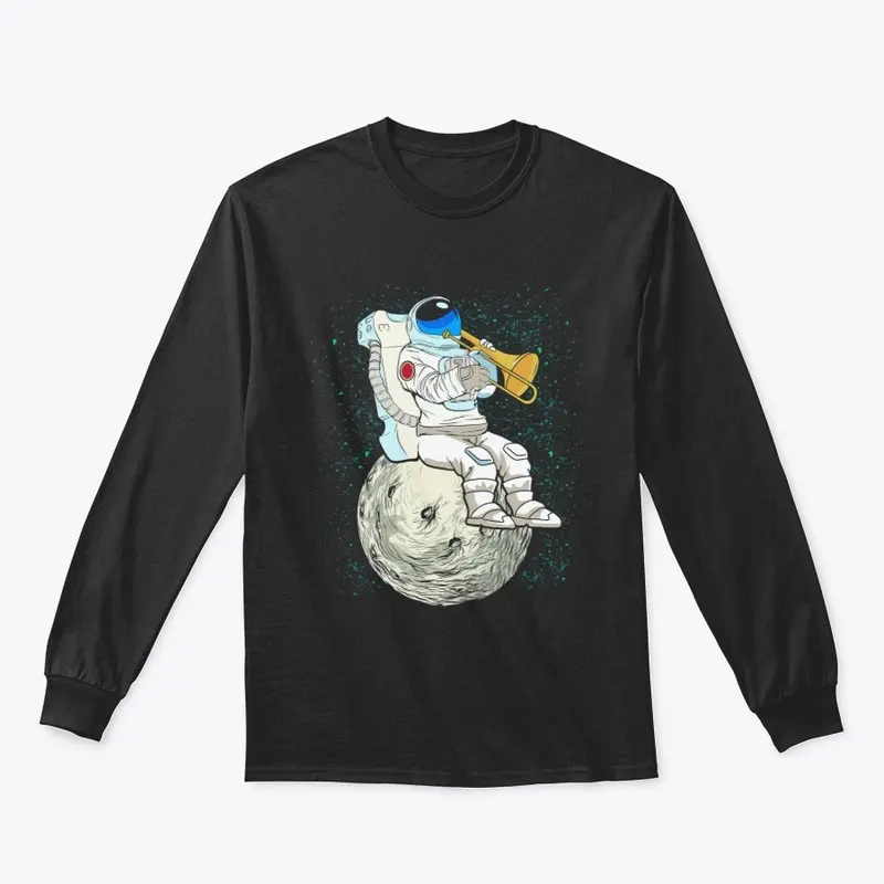 Galactic Trumpeter Astronaut Print