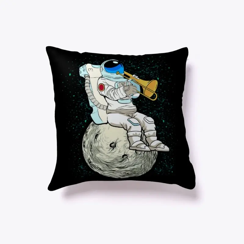 Galactic Trumpeter Astronaut Print