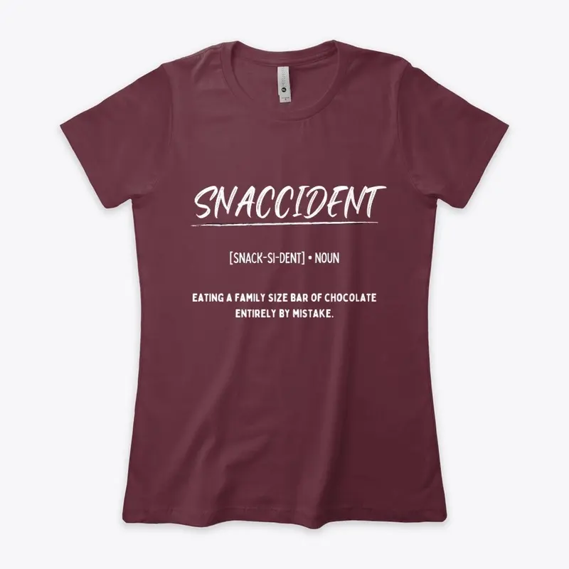 Snaccident Funny Definition Tee