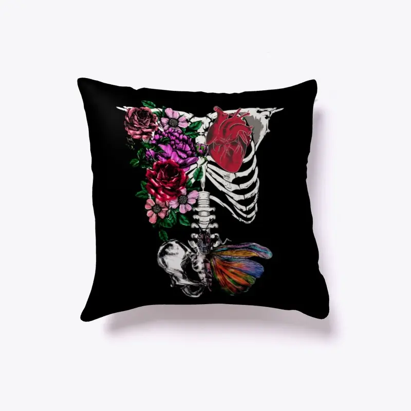 Blooming Life Skeleton Print