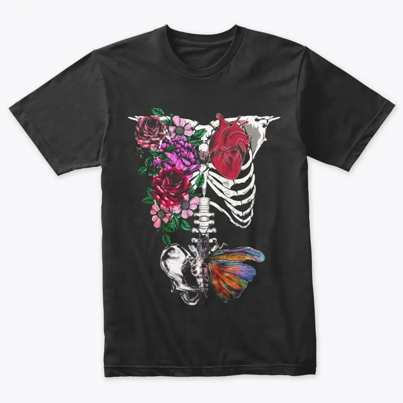 Blooming Life Skeleton Print